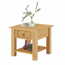 Odkládací stolek Inge, 50 cm, borovice - 1