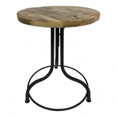 Odkládací stolek Kate, 38 cm, dřevo/černá - 1