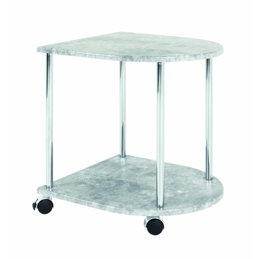 Odkládací stolek Keith III, 45 cm, beton - 1