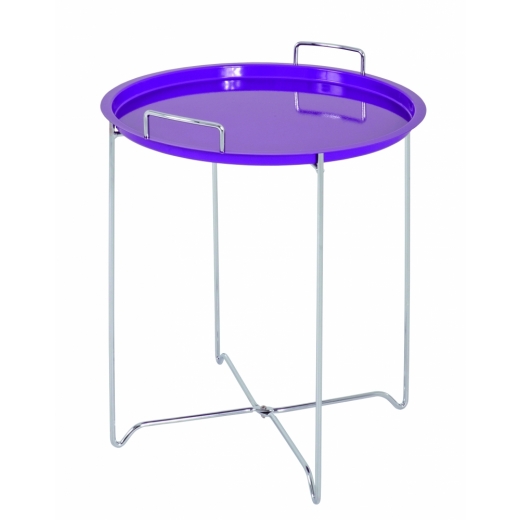 Odkládací stolek Knox, 51 cm, fialová - 1