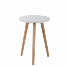 Odkládací stolek Kolding, 40 cm, bílá - 2