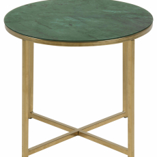 Odkládací stolek kulatý Alisma, 50 cm, zelená - 6