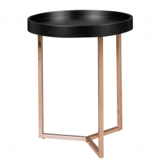 Odkládací stolek Lebron, 51 cm, černá - 1