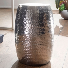 Odkládací stolek Leona, 49,5 cm, stříbrná - 2