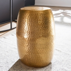 Odkládací stolek Leona, 49,5 cm, zlatá - 2