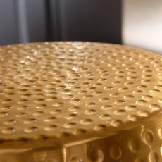 Odkládací stolek Leona, 49,5 cm, zlatá - 5