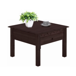 Odkládací stolek Londa, 60 cm, tmavě hnědá