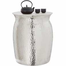 Odkládací stolek Lori, 40 cm, stříbrná - 2