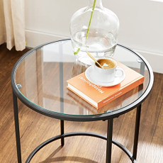 Odkládací stolek Luis, 50 cm, černá - 5