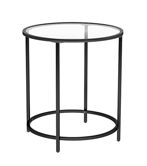 Odkládací stolek Luis, 50 cm, černá