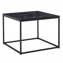 Odkládací stolek Lunter, 60 cm, černá