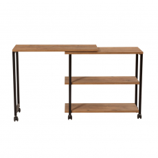 Odkládací stolek Melin, 63 cm, borovice - 7