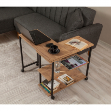 Odkládací stolek Melin, 63 cm, borovice - 13
