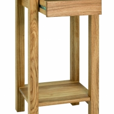 Odkládací stolek Molk, 73 cm, dub - 2