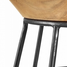 Odkládací stolek Nadi, 46 cm, masiv mango - 3