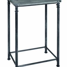 Odkládací stolek Nels, 77 cm, antická černá - 1