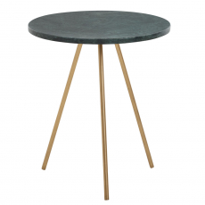 Odkládací stolek Norbe, 38 cm, zelená - 7
