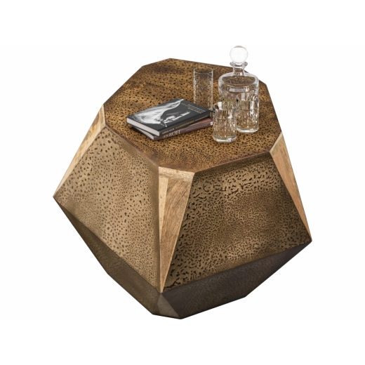 Odkládací stolek Roa, 40 cm, hnědá - 1