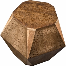 Odkládací stolek Roa, 40 cm, hnědá - 2