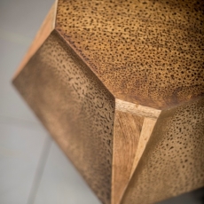 Odkládací stolek Roa, 40 cm, hnědá - 3