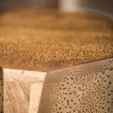 Odkládací stolek Roa, 40 cm, hnědá - 4