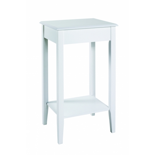 Odkládací stolek Ross, 76 cm, bílá - 1