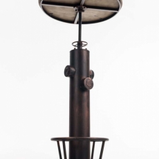 Odkládací stolek Ruhr, 60 cm, bronzová - 4