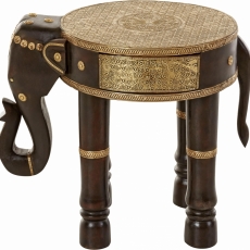 Odkládací  stolek Sara, 48 cm, hnědá - 5