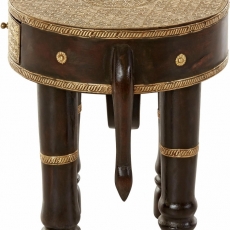 Odkládací  stolek Sara, 48 cm, hnědá - 8