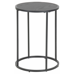Odkládací stolek Seaford, 55 cm, černá