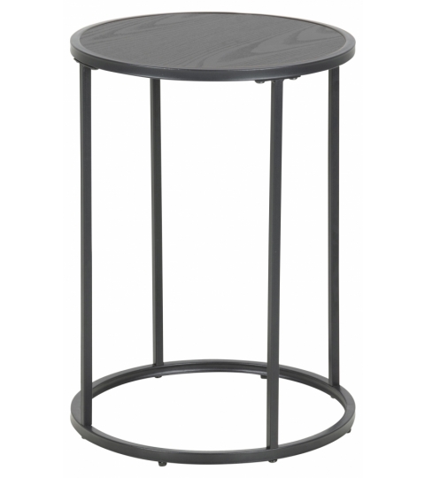 Odkládací stolek Seaford, 55 cm, černá