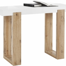 Odkládací stolek Solide, 110 cm, bílá - 4
