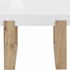 Odkládací stolek Solide, 60 cm, bílá - 2