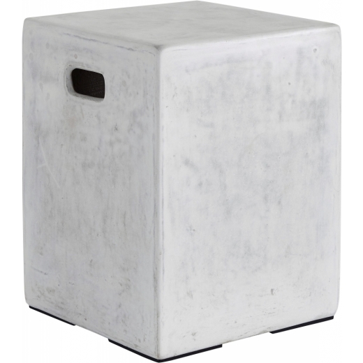 Odkládací stolek Sque, 47 cm, bílá - 1