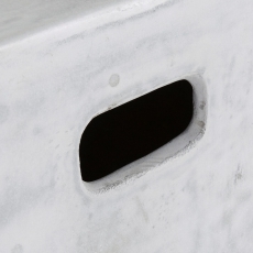 Odkládací stolek Sque, 47 cm, bílá - 4