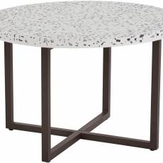 Odkládací stolek Stephanie, 70 cm, bílá - 2