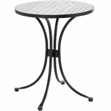 Odkládací stolek Stephanie, 75 cm, bílá - 1