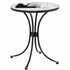 Odkládací stolek Stephanie, 75 cm, bílá - 3