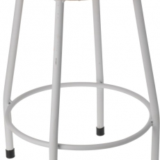 Odkládací stolek / stolička  Mynt, 35 cm, bílá - 1