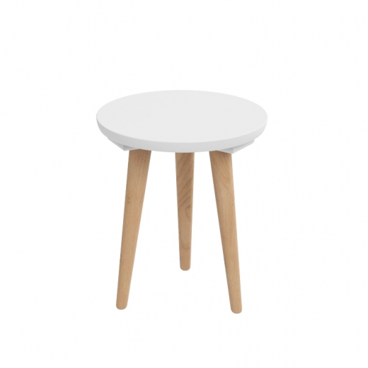 Odkládací stolek Tafel, 30 cm, bílá - 1