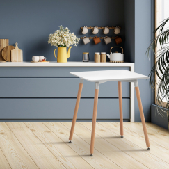 Odkládací stolek Viborg, 60 cm, bílá