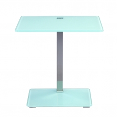 Odkládací stolek Wenke, 50 cm, bílá - 4