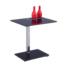Odkládací stolek Wenke, 50 cm, černá - 1