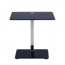 Odkládací stolek Wenke, 50 cm, černá - 4