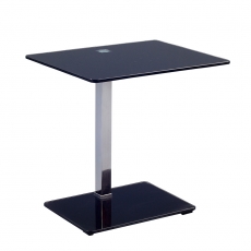 Odkládací stolek Wenke, 50 cm, černá - 2