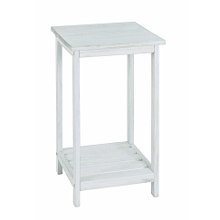Odkládací stolek Yuri, 59 cm, bílá