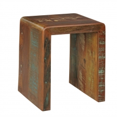 Odkládací stolek z recyklovaného dřeva Kalkutta, 45x55 cm, mango - 1