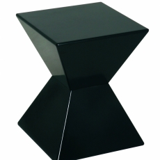Odkladací stolík Abbi, 43 cm, čierna - 1