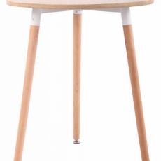 Odkladací stolík Abenra, 60 cm, prírodná - 1