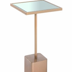 Odkladací stolík Aciten, 61 cm, zlatá - 1